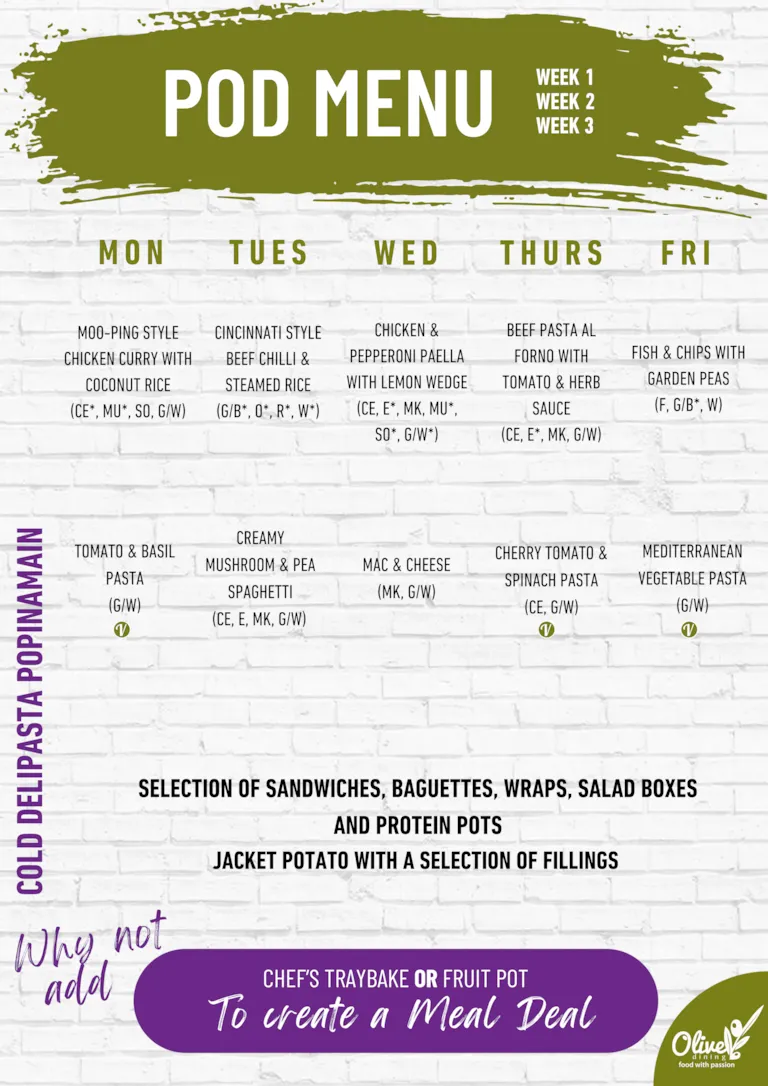 Pod Menu